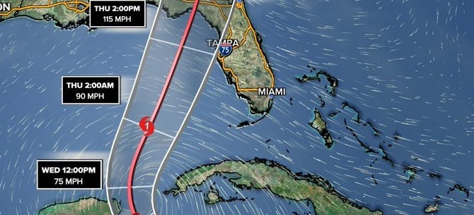 Hurricane Watch | Hurricane Watch 2024 | Florida Braces for Heavy Hurricane: Damaging Winds and Storm Surge Expected