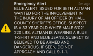 Hall County Texas |Texas Blue Alert: Manhunt for Suspect in Officer Shooting Intensifies